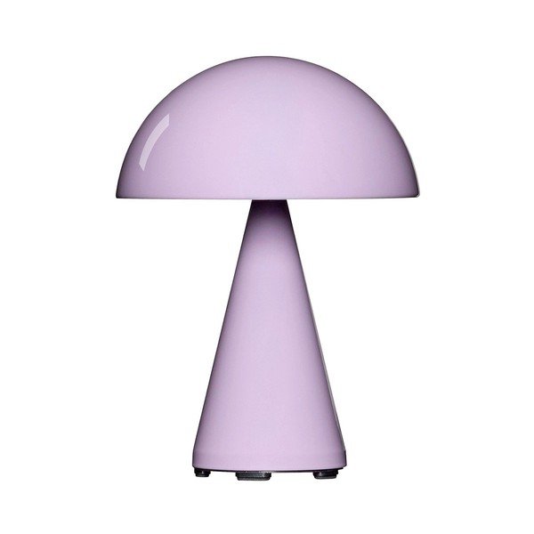 Világos rózsaszín LED dimmelhető asztali lámpa (magasság 20 cm) Mush – Hübsch