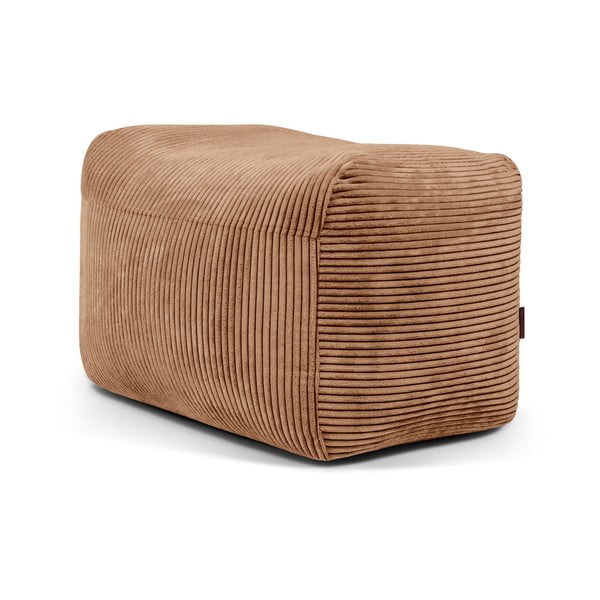 Barna kordbársony babzsákfotel Plus 70 Lounge – SLOWDOWN