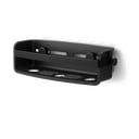 Fekete öntapadós műanyag fürdőszobai polc Flex Adhesive – Umbra