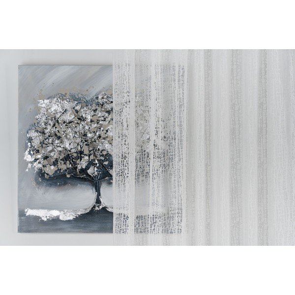 Fehér fényáteresztő függöny 140x260 cm Lisandra – Mendola Fabrics-image-3
