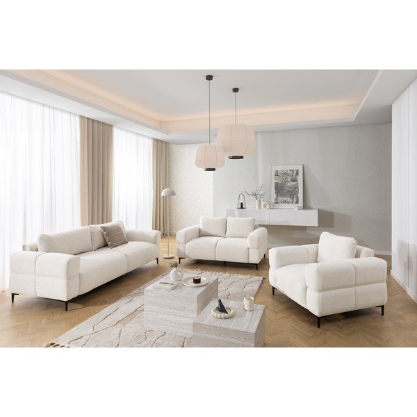 Fehér kanapé 154 cm Helio – Ropez-image-1