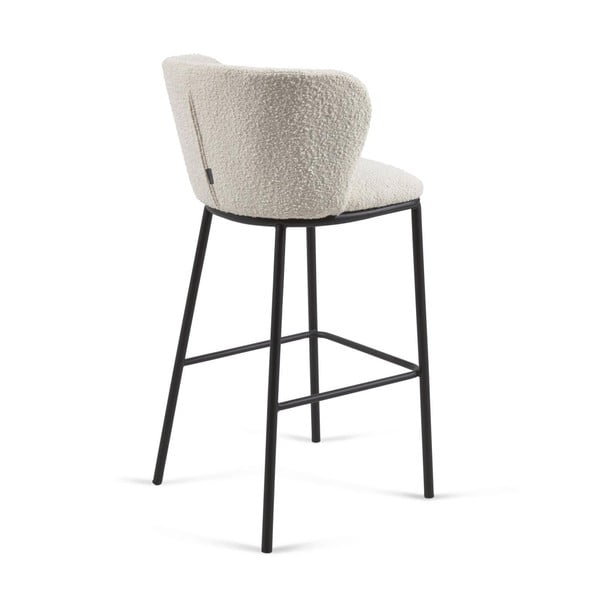 Fehér bárszék szett 2 db-os (ülésmagasság 75 cm) Ciselia – Kave Home-image-4