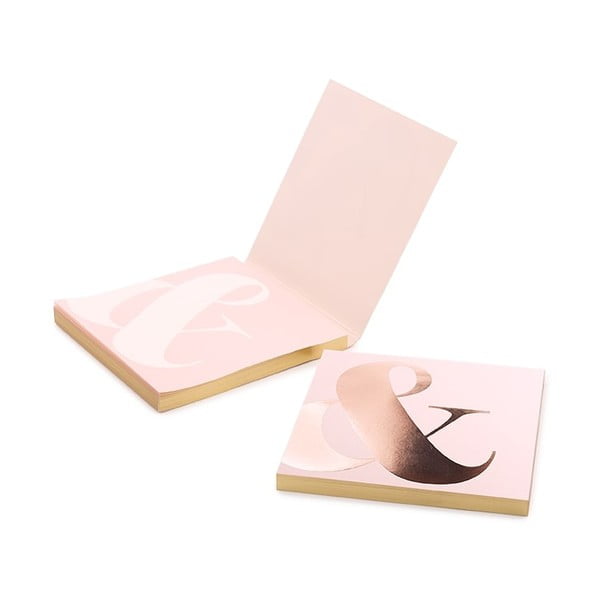 Ampersand rózsaszín jelölőcímke szett - GO Stationery
