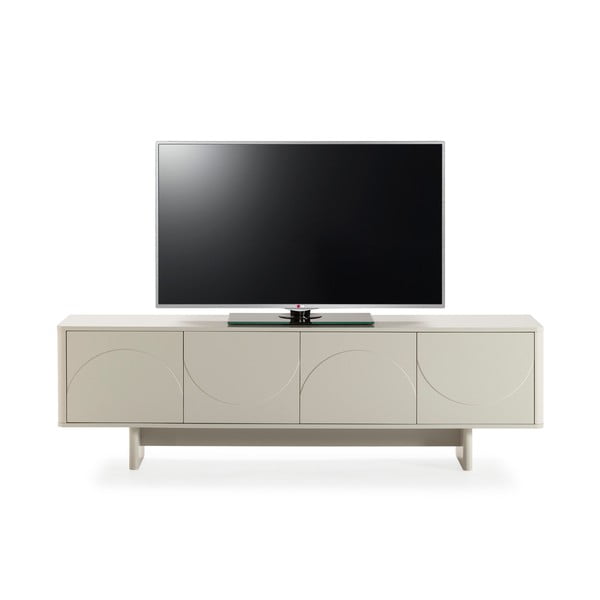 Krémszínű TV-állvány 180x55x40 cm Solei – MOME-image-4