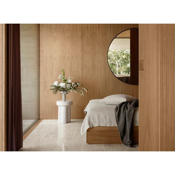 Fali tükör tömörfa kerettel ø 110 cm Miro – Blomus-image-1