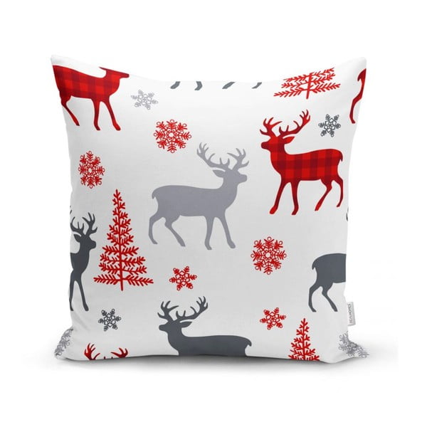 Christmas Ornamets 4 db karácsonyi párnahuzat és asztali futó szett - Minimalist Cushion Covers-image-3
