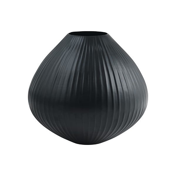 Oslo fekete váza, Ø 30 cm - Fuhrhome