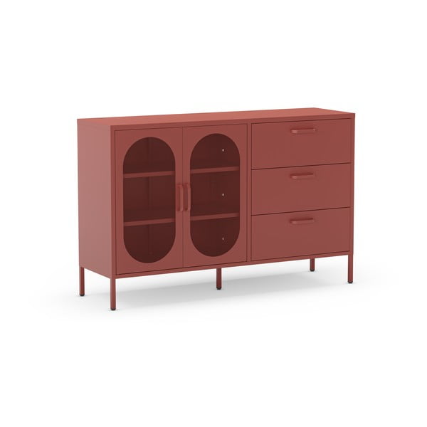 Téglavörös komód 140x90 cm Diora – Marckeric-image-2