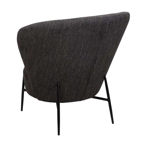 Antracitszürke buklé fotel Orbit – DAN-FORM Denmark-image-1
