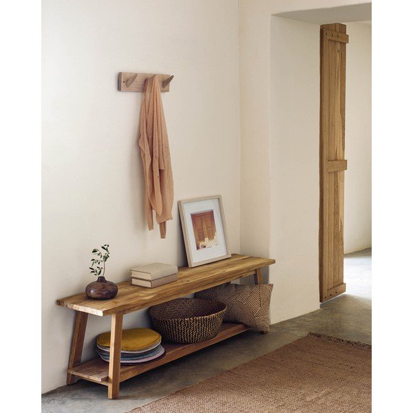 Natúr színű pad Safara – Kave Home-image-1