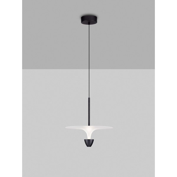 Matt fekete alumínium LED függőlámpa ø 34 cm Topio – Nova Luce-image-3