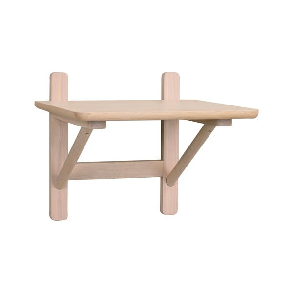 Natúr színű éjjeliszekrény tölgyfa dekorral Camrose - Rowico-image-3