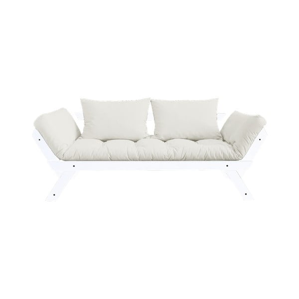 Bebop White/Natural halványbézs kinyitható kanapé - Karup Design