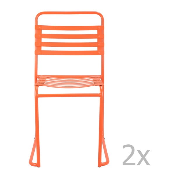 Park narancssárga székkészlet, 2 részes - Red Cartel