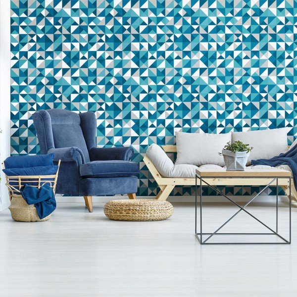Wall Decal Scandinavian Bergen falmatrica, 40 x 40 cm - Ambiance-image-1