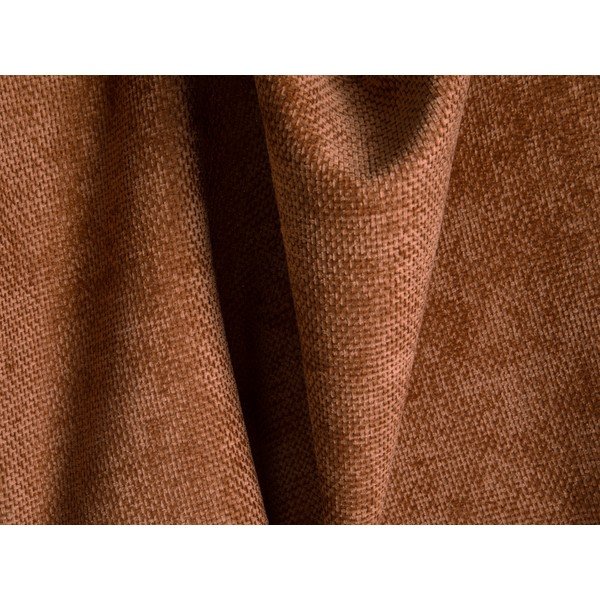 Terrakotta színű zsenília sarokkanapé (bal oldali-U alakú) Treno – Cosmopolitan Design-image-4