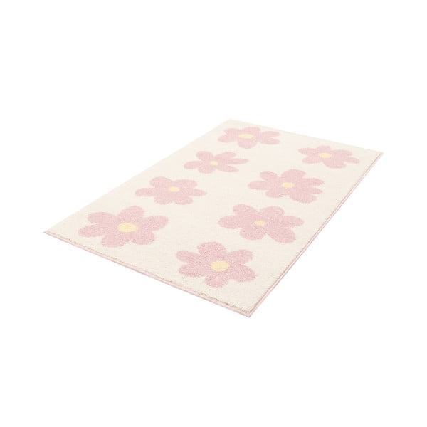 Rózsaszín-elefántcsont színű gyerek szőnyeg 160x230 cm Dazzy Rose – FD-image-4