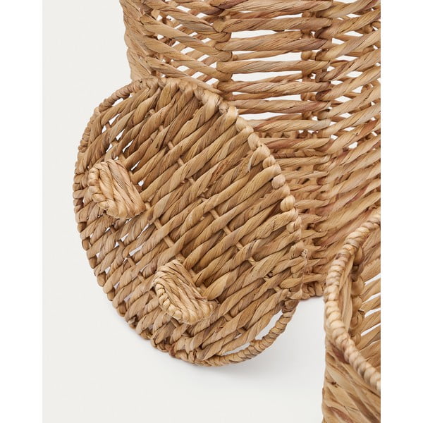 Natúr színű vízijácint játéktároló kosár szett 2 db-os ø 30x50 cm Venezia – Kave Home-image-4