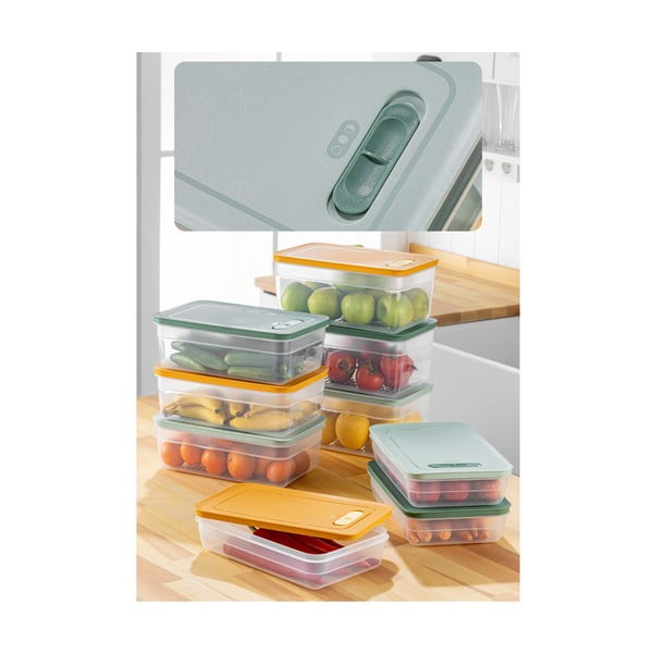 Élelmiszertartó doboz szett 9 db-os – Hermia-image-4