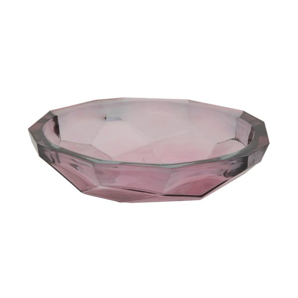 Stone rózsaszín tálka újrahasznosított üvegből, ø 34 cm - Mauro Ferretti