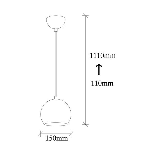 Ezüstszínű függőlámpa fém búrával ø 30 cm Berceste – Opviq lights-image-4