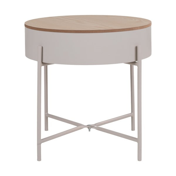 Fém kerek tárolóasztal ø 40 cm Sisco – House Nordic-image-3