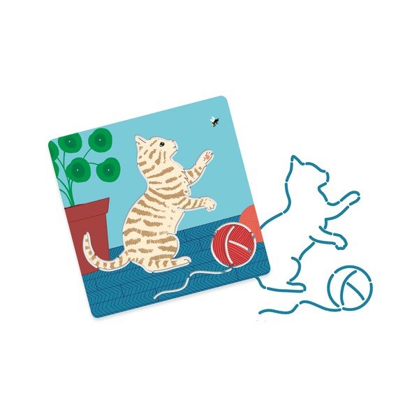 Animals 5 db sablon - Djeco-image-1