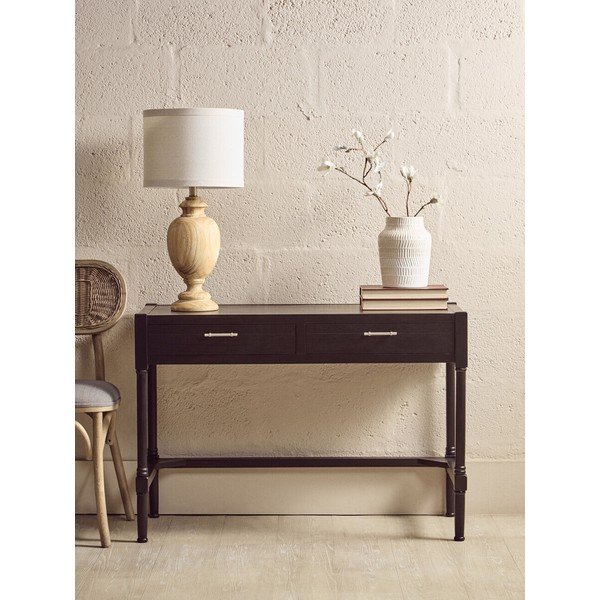 Borovi fenyő íróasztal 48x107 cm Heritage – Premier Housewares-image-4