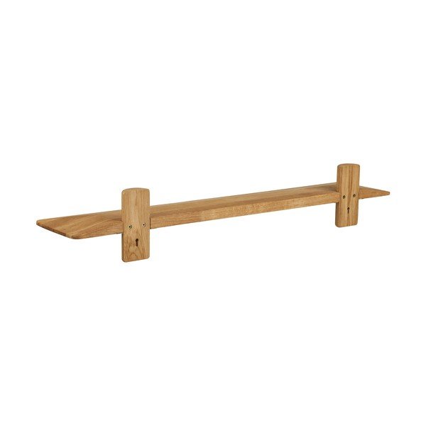Világos natúr színű tölgyfa fali polc 110 cm Calcata – House Nordic-image-4