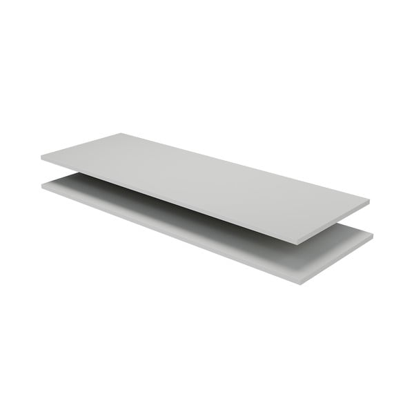 Világosszürke borovi fenyő kiegészítő polc 2 db-os Organize – WOOOD-image-2