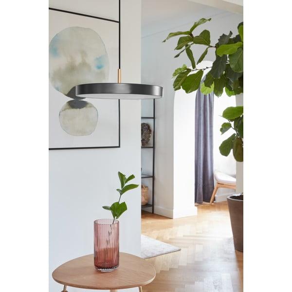 Antracitszürke LED függőlámpa fém búrával ø 31 cm Asteria Mini – UMAGE-image-1