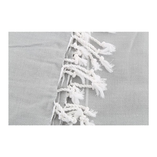 Hammam Sultan világosszürke pamut fürdőlepedő, 100 x 180 cm-image-3