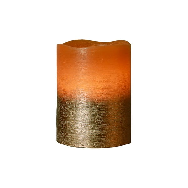 Orange barna LED gyertya, magassága 10 cm - Best Season