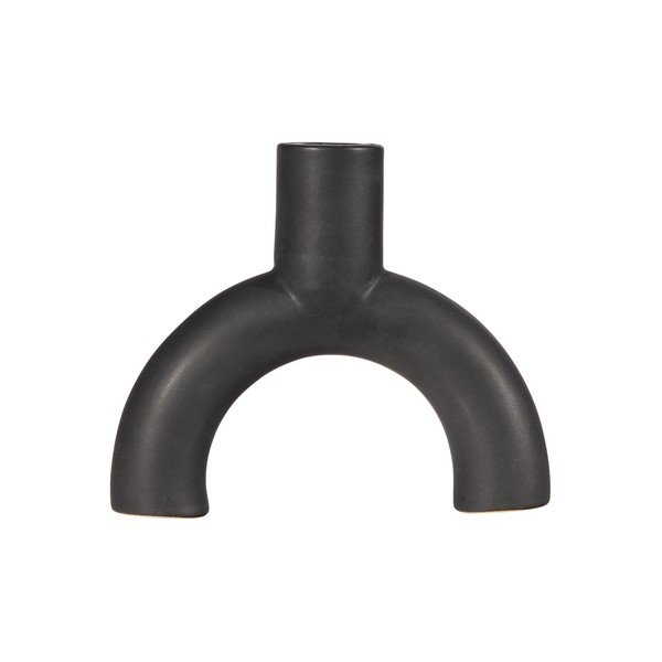 Jake fekete kerámia gyertyatartó - WOOOD-image-1