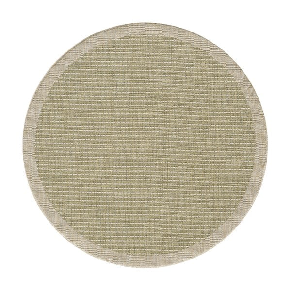Khaki kerek kültéri-beltéri szőnyeg ø 160 cm Giza 1410 – Ayyildiz Carpets