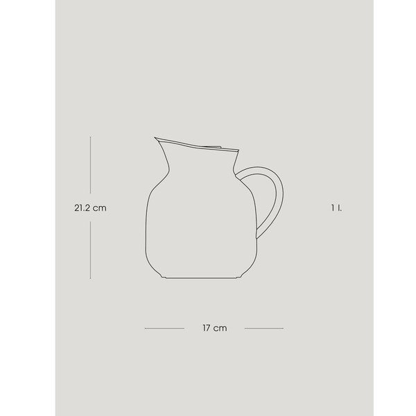 Fekete műanyag thermo kancsó 1 l Amphora – Stelton-image-3