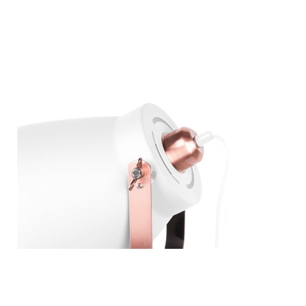 Mingle fehér állólámpa réz színű részletekkel - Leitmotiv-image-1