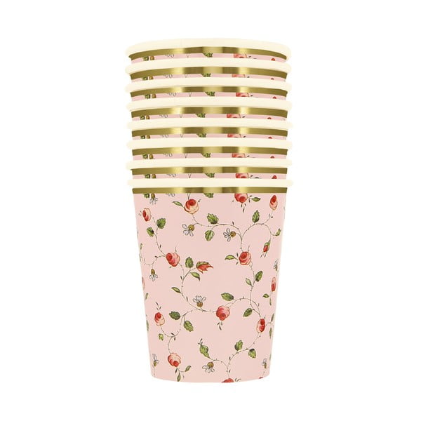 Egyszer használatos papír  pohár készlet 8 db-os Ladurée Marie-Antoinette – Meri Meri-image-2