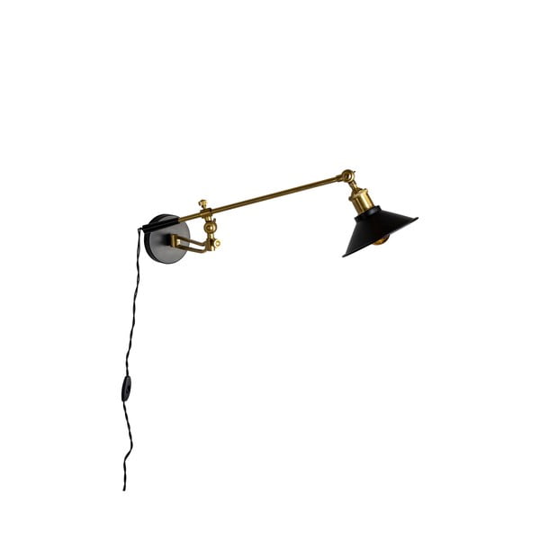 Fekete-aranyszínű fali lámpa Penelope – Dutchbone-image-2