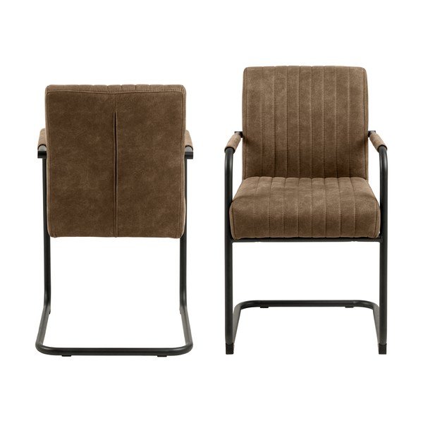 Barna étkezőszék szett 2 db-os Adele – Actona-image-3