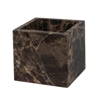 Sötétbarna márvány fürdőszobai rendszerező vattakorongokhoz Marble – Mette Ditmer Denmark