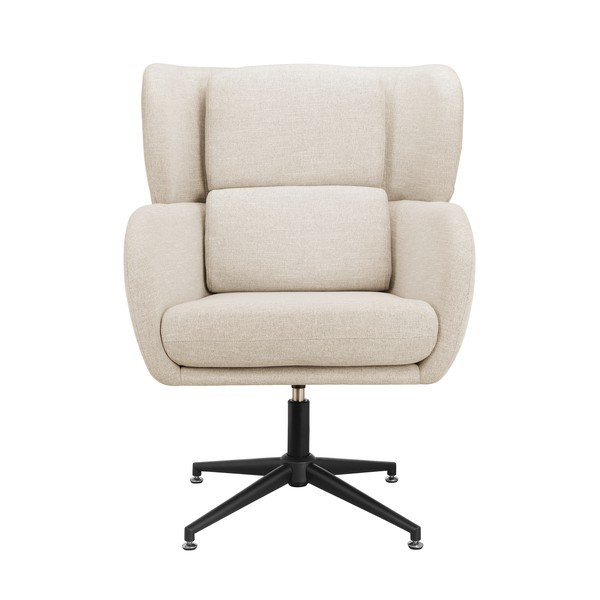 Fehér bársony füles fotel Vanessa – Støraa-image-3