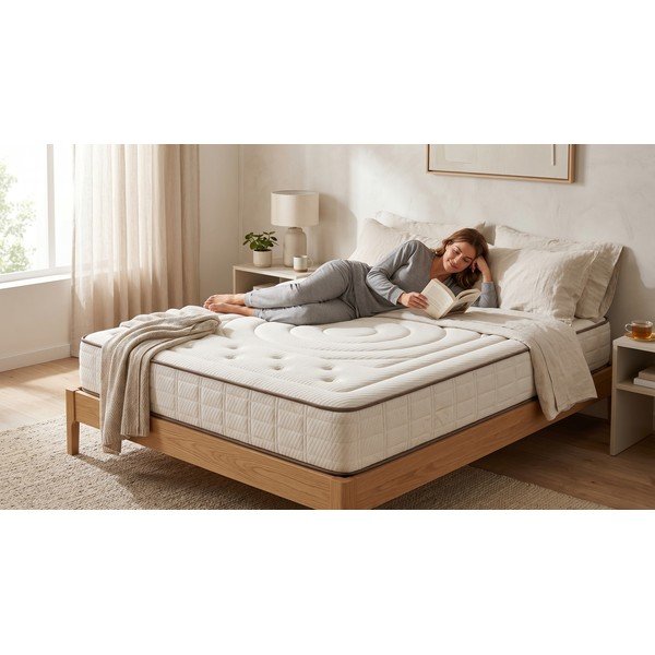 Kemény-közepes keménységű kétoldalas hab matrac 120x200 cm Cashmere Premier – Moonia-image-1