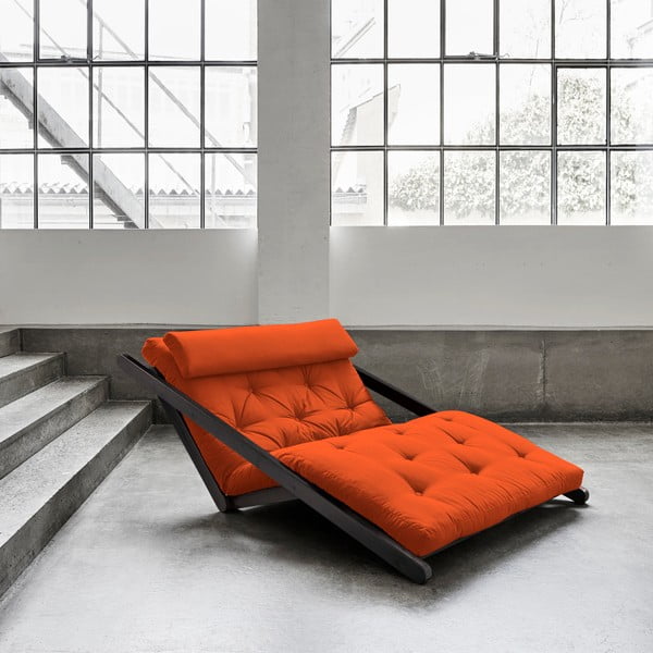 Figo Wenge/Orange kétszemélyes átalakítható fekvőfotel - Karup