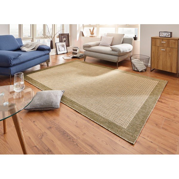 Zöld-természetes színű szőnyeg 150x80 cm Simple - Hanse Home-image-1