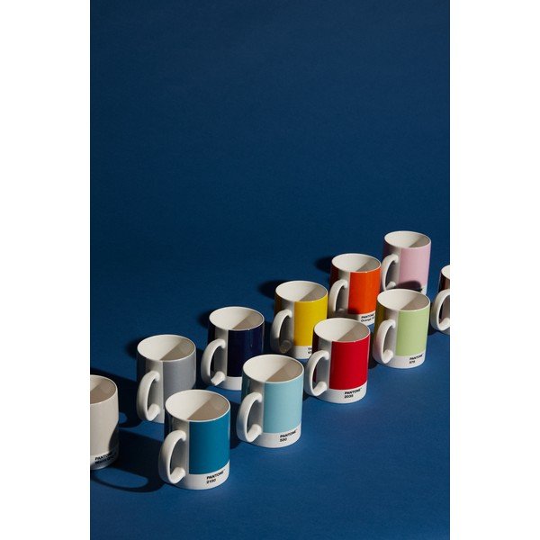 Piros porcelán bögre 375 ml Red 2035 – Pantone-image-1