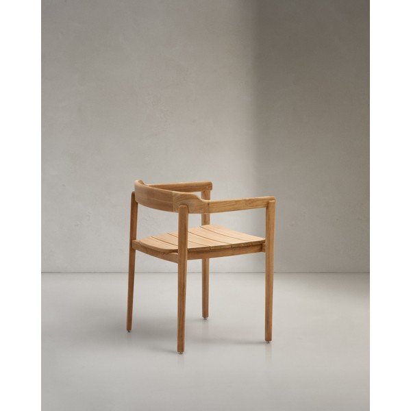Natúr színű tömörfa kerti szék Icaro – Kave Home-image-4