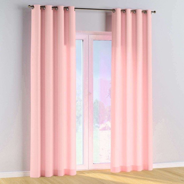 Rózsaszín függöny 260x130 cm Happiness - Yellow Tipi-image-1