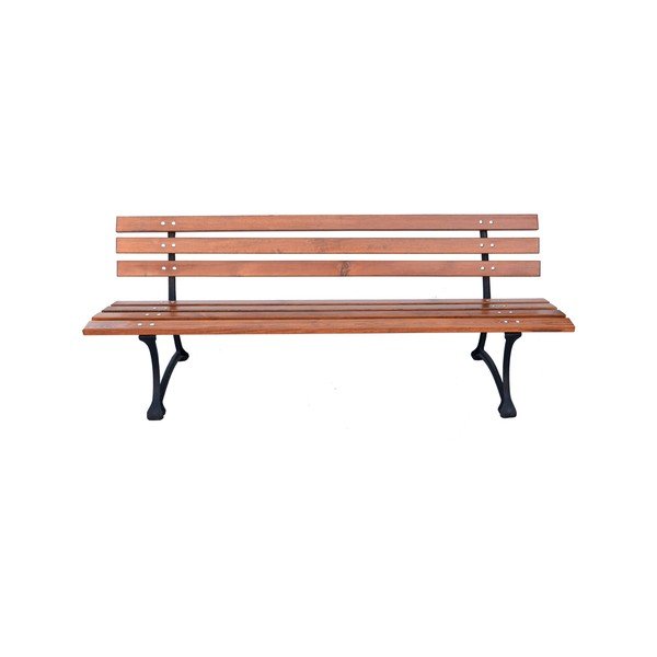 Natúr színű tömörfa kerti pad – Rojaplast-image-3