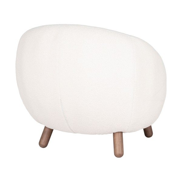 Krémszínű fotel lábtartóval Savona – House Nordic-image-4